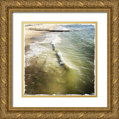 Buckroe Beach I Gold Ornate Wood Framed Art Print with Double Matting by Ludwig, Alicia