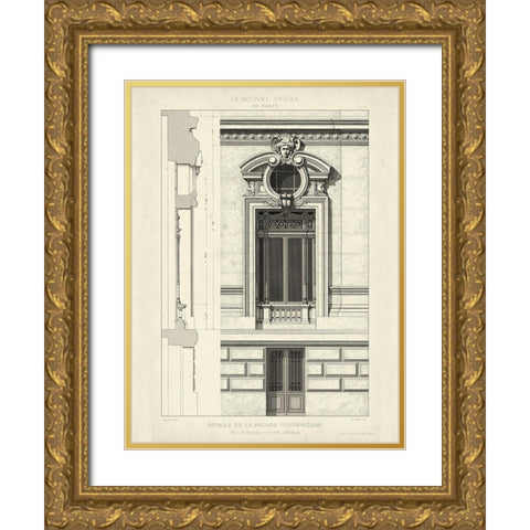Custom Motifs Historiques II Gold Ornate Wood Framed Art Print with Double Matting by Unknown