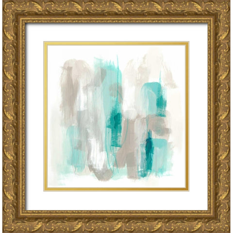 Coastal Fog II Gold Ornate Wood Framed Art Print with Double Matting by Vess, June Erica