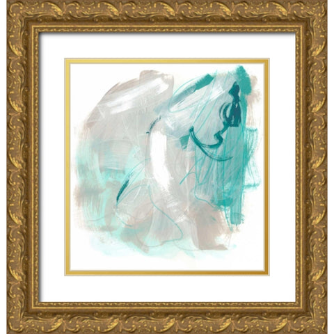 Coastal Fog III Gold Ornate Wood Framed Art Print with Double Matting by Vess, June Erica