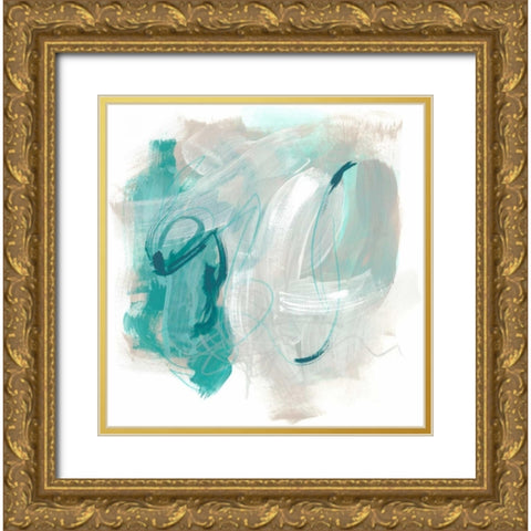 Coastal Fog IV Gold Ornate Wood Framed Art Print with Double Matting by Vess, June Erica