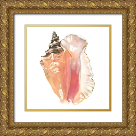 Seashore Souvenirs I Gold Ornate Wood Framed Art Print with Double Matting by McCavitt, Naomi