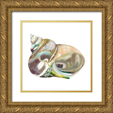 Seashore Souvenirs IV Gold Ornate Wood Framed Art Print with Double Matting by McCavitt, Naomi