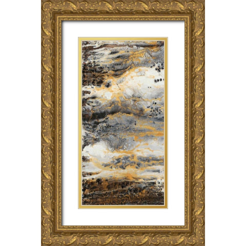 Granite I Gold Ornate Wood Framed Art Print with Double Matting by Hambly, Anna