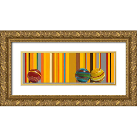The Four Seasons - Summer Gold Ornate Wood Framed Art Print with Double Matting by Cholakian, Kevork