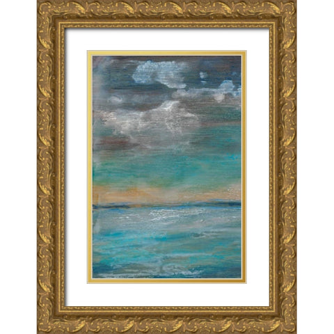 After the Storm I Gold Ornate Wood Framed Art Print with Double Matting by Ludwig, Alicia