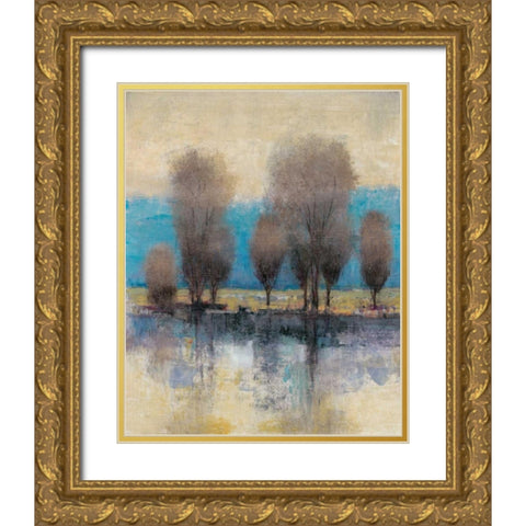 On the Horizon I Gold Ornate Wood Framed Art Print with Double Matting by OToole, Tim