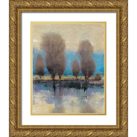 On the Horizon II Gold Ornate Wood Framed Art Print with Double Matting by OToole, Tim