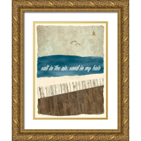 Boardwalk Reverie I Gold Ornate Wood Framed Art Print with Double Matting by Damon, Chris