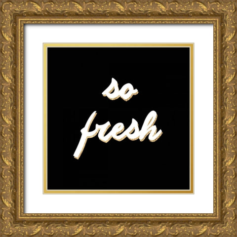 So Fresh Gold Ornate Wood Framed Art Print with Double Matting by Hambly, Anna