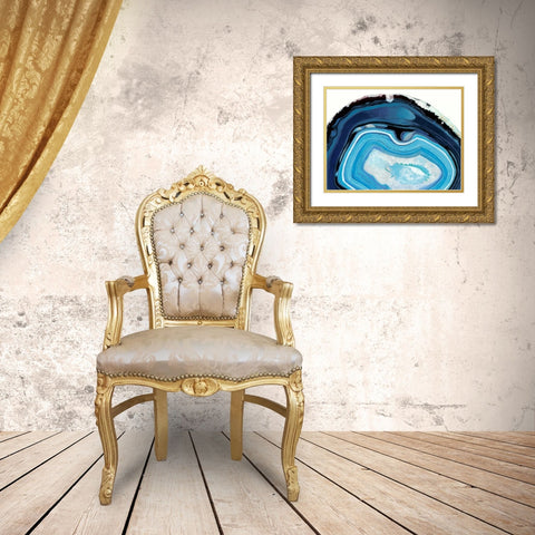 Agate Studies I Gold Ornate Wood Framed Art Print with Double Matting by McCavitt, Naomi