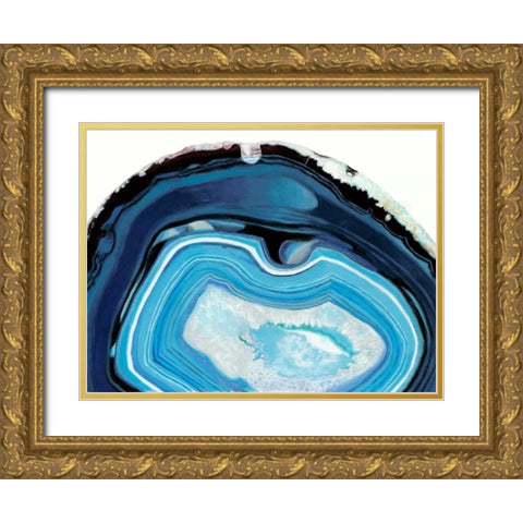 Agate Studies I Gold Ornate Wood Framed Art Print with Double Matting by McCavitt, Naomi