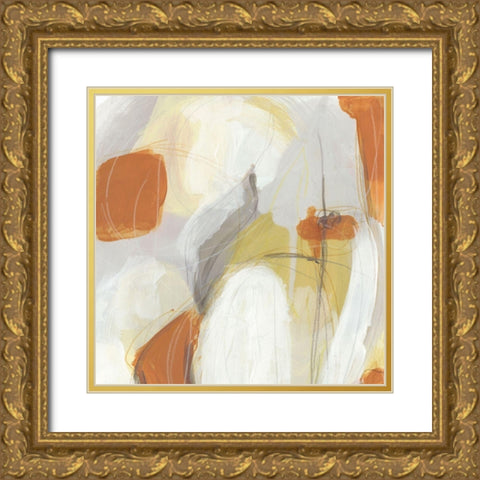 Ignite II Gold Ornate Wood Framed Art Print with Double Matting by Vess, June Erica