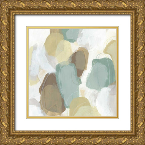 Subtle Synergy II Gold Ornate Wood Framed Art Print with Double Matting by Vess, June Erica