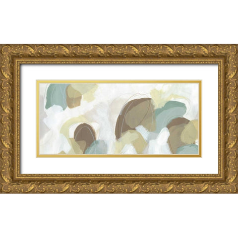 Subtle Synergy IV Gold Ornate Wood Framed Art Print with Double Matting by Vess, June Erica