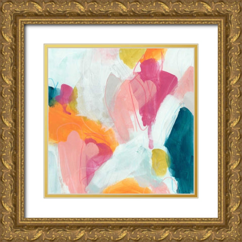 Synergetic I Gold Ornate Wood Framed Art Print with Double Matting by Vess, June Erica