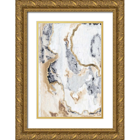 Cinder and Smoke I Gold Ornate Wood Framed Art Print with Double Matting by Lam, Vanna