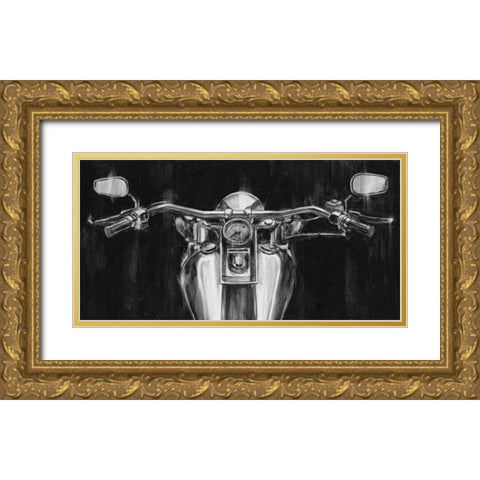 Looking Forward II Gold Ornate Wood Framed Art Print with Double Matting by Harper, Ethan