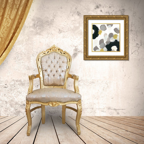 Kinetic Flora VIII Gold Ornate Wood Framed Art Print with Double Matting by Vess, June Erica