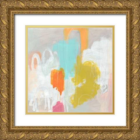 Samba I Gold Ornate Wood Framed Art Print with Double Matting by Vess, June Erica