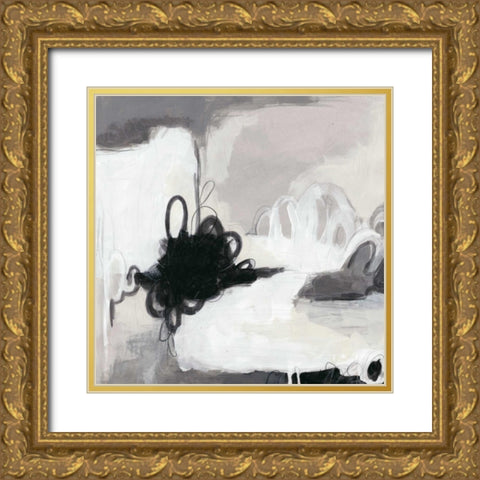 Inflexion I Gold Ornate Wood Framed Art Print with Double Matting by Vess, June Erica