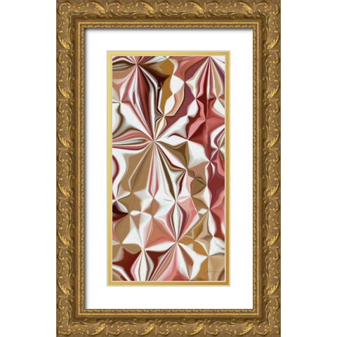 Thrive Panel II Gold Ornate Wood Framed Art Print with Double Matting by Burghardt, James