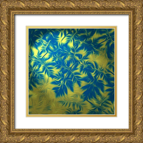 Under Brush I Gold Ornate Wood Framed Art Print with Double Matting by Burghardt, James