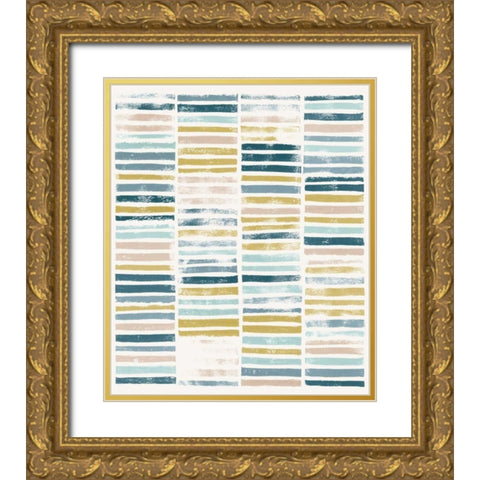 Nature Rows II Gold Ornate Wood Framed Art Print with Double Matting by Popp, Grace