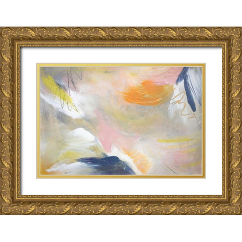 Pepper Zest Gold Ornate Wood Framed Art Print with Double Matting by Contacessi, Julia