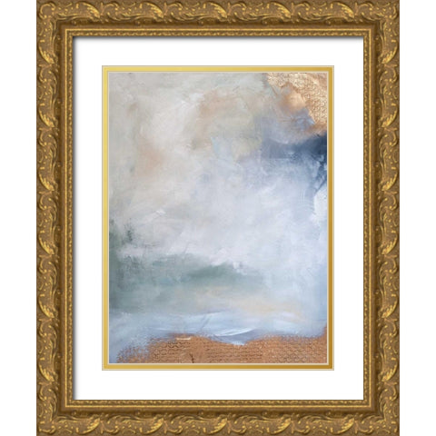 Imprint III Gold Ornate Wood Framed Art Print with Double Matting by Contacessi, Julia