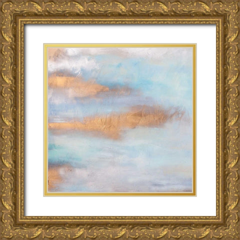 Smoke Glass I Gold Ornate Wood Framed Art Print with Double Matting by Contacessi, Julia