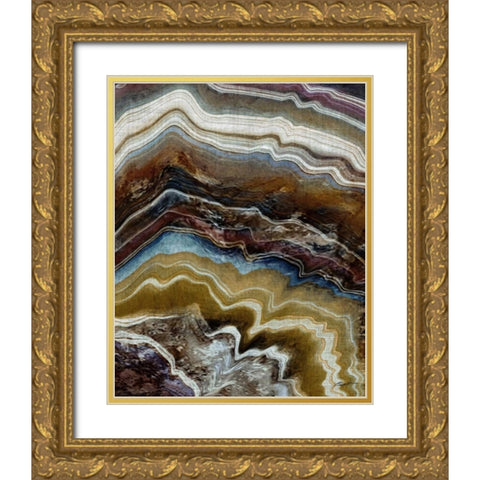 Mineral Spirit III Gold Ornate Wood Framed Art Print with Double Matting by Butler, John