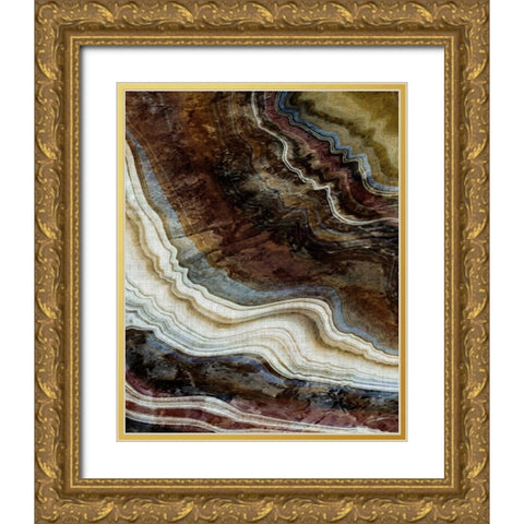 Mineral Spirit V Gold Ornate Wood Framed Art Print with Double Matting by Butler, John
