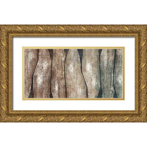 Live Edge I Gold Ornate Wood Framed Art Print with Double Matting by Butler, John