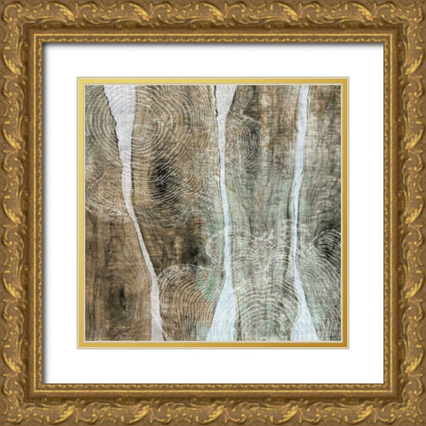 Live Edge IV Gold Ornate Wood Framed Art Print with Double Matting by Butler, John