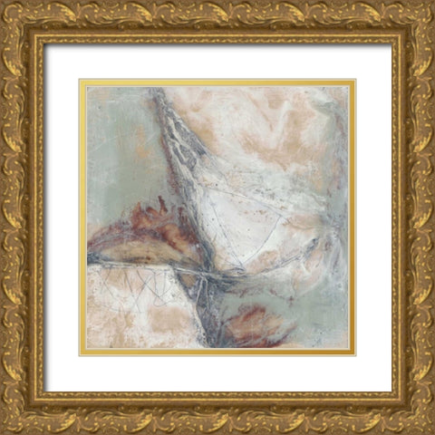 Tension and Connection I Gold Ornate Wood Framed Art Print with Double Matting by Goldberger, Jennifer