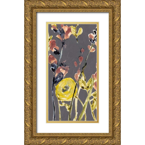 Anemone and Coral I Gold Ornate Wood Framed Art Print with Double Matting by Goldberger, Jennifer