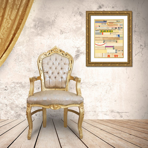 True II Gold Ornate Wood Framed Art Print with Double Matting by Galapon, Nikki