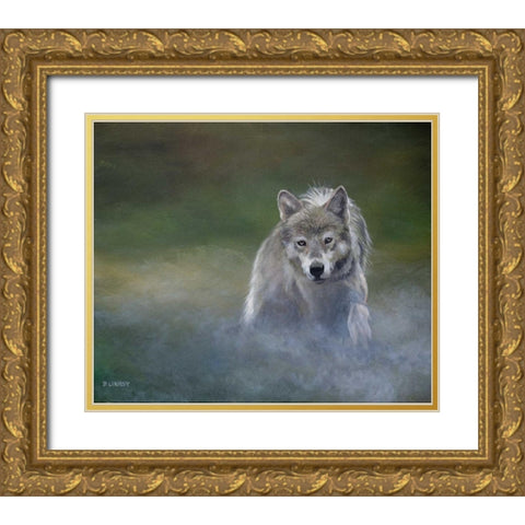 Misty Wild I Gold Ornate Wood Framed Art Print with Double Matting by Lynnsy, B.