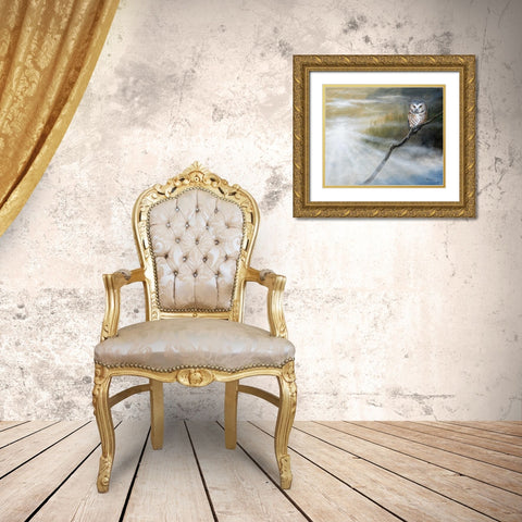 Misty Wild II Gold Ornate Wood Framed Art Print with Double Matting by Lynnsy, B.