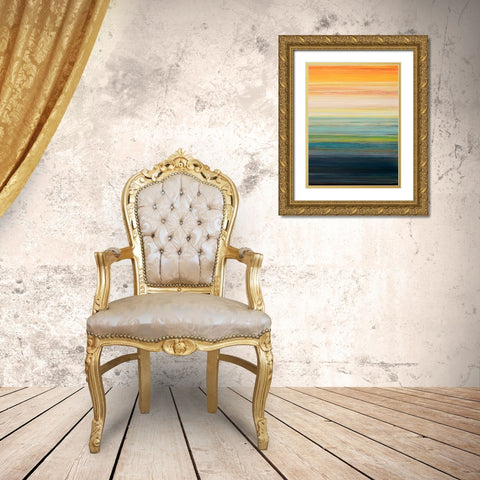 The Magic Hour II Gold Ornate Wood Framed Art Print with Double Matting by Fuchs, Jodi