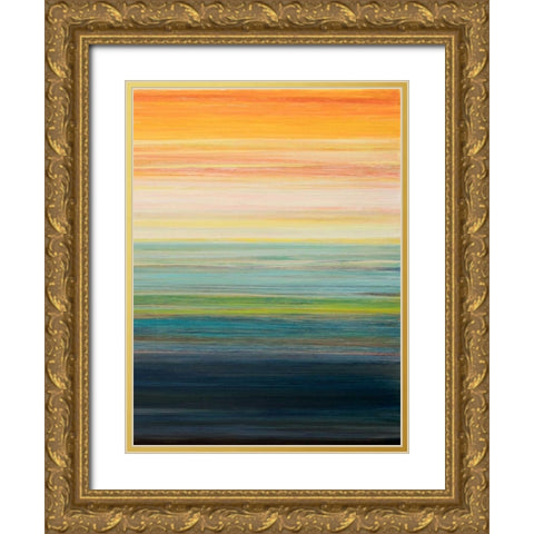 The Magic Hour II Gold Ornate Wood Framed Art Print with Double Matting by Fuchs, Jodi