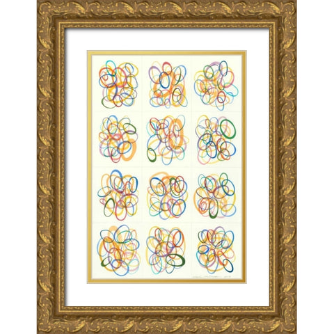 Mid Century Exploration IV Gold Ornate Wood Framed Art Print with Double Matting by Galapon, Nikki