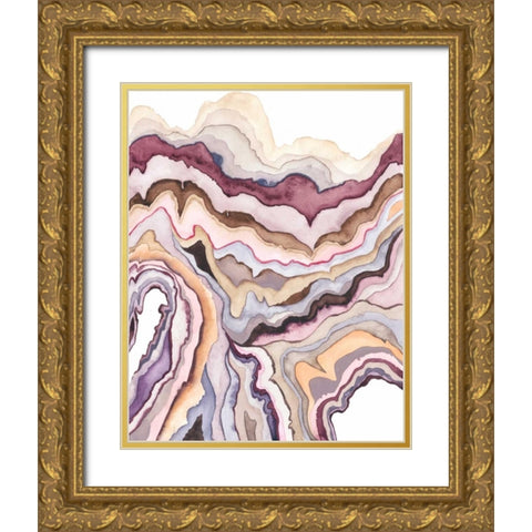 Quartz Lore I Gold Ornate Wood Framed Art Print with Double Matting by Popp, Grace