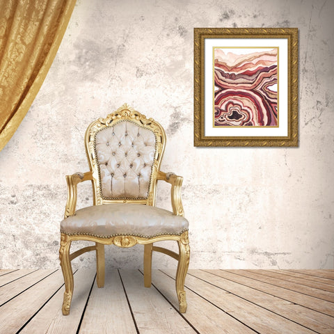 Quartz Lore III Gold Ornate Wood Framed Art Print with Double Matting by Popp, Grace