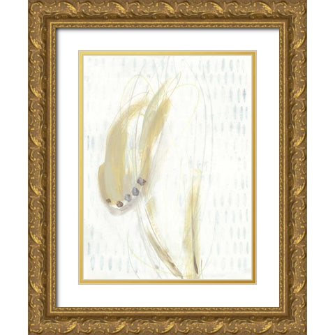 Pattern Logic VI Gold Ornate Wood Framed Art Print with Double Matting by Vess, June Erica