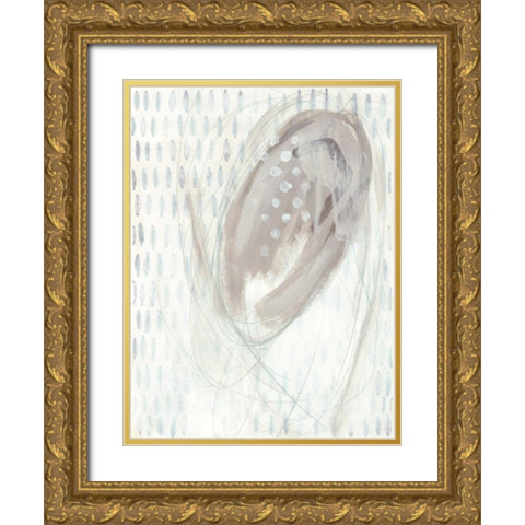 Pattern Logic VII Gold Ornate Wood Framed Art Print with Double Matting by Vess, June Erica