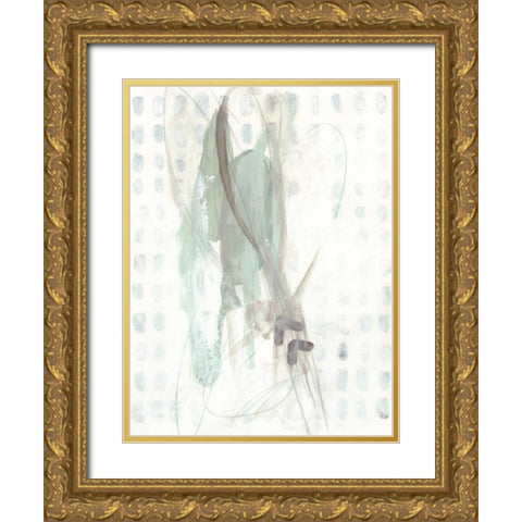 Pattern Logic VIII Gold Ornate Wood Framed Art Print with Double Matting by Vess, June Erica