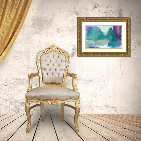 Royal Velvet I Gold Ornate Wood Framed Art Print with Double Matting by Contacessi, Julia