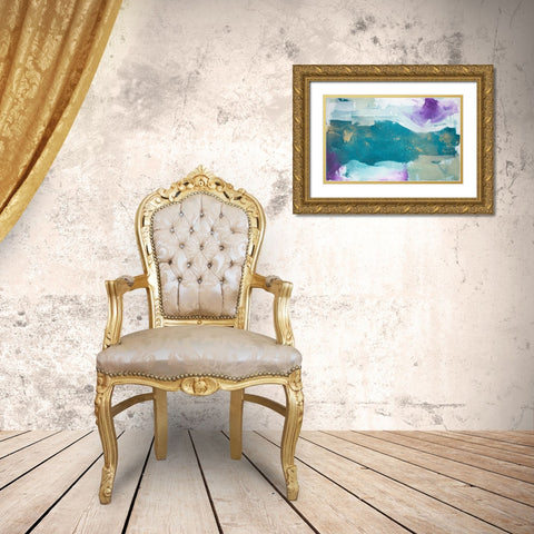Royal Velvet II Gold Ornate Wood Framed Art Print with Double Matting by Contacessi, Julia